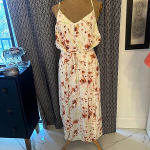 Women's Brass Plum Nordstrom’s Dress, Floral, White, 3X NWOT